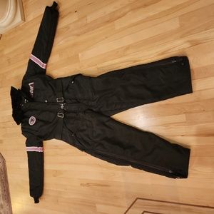Arctic wear vintage Snowmobile suit size Med faux fur collar,